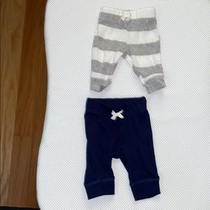 Two newborn pants